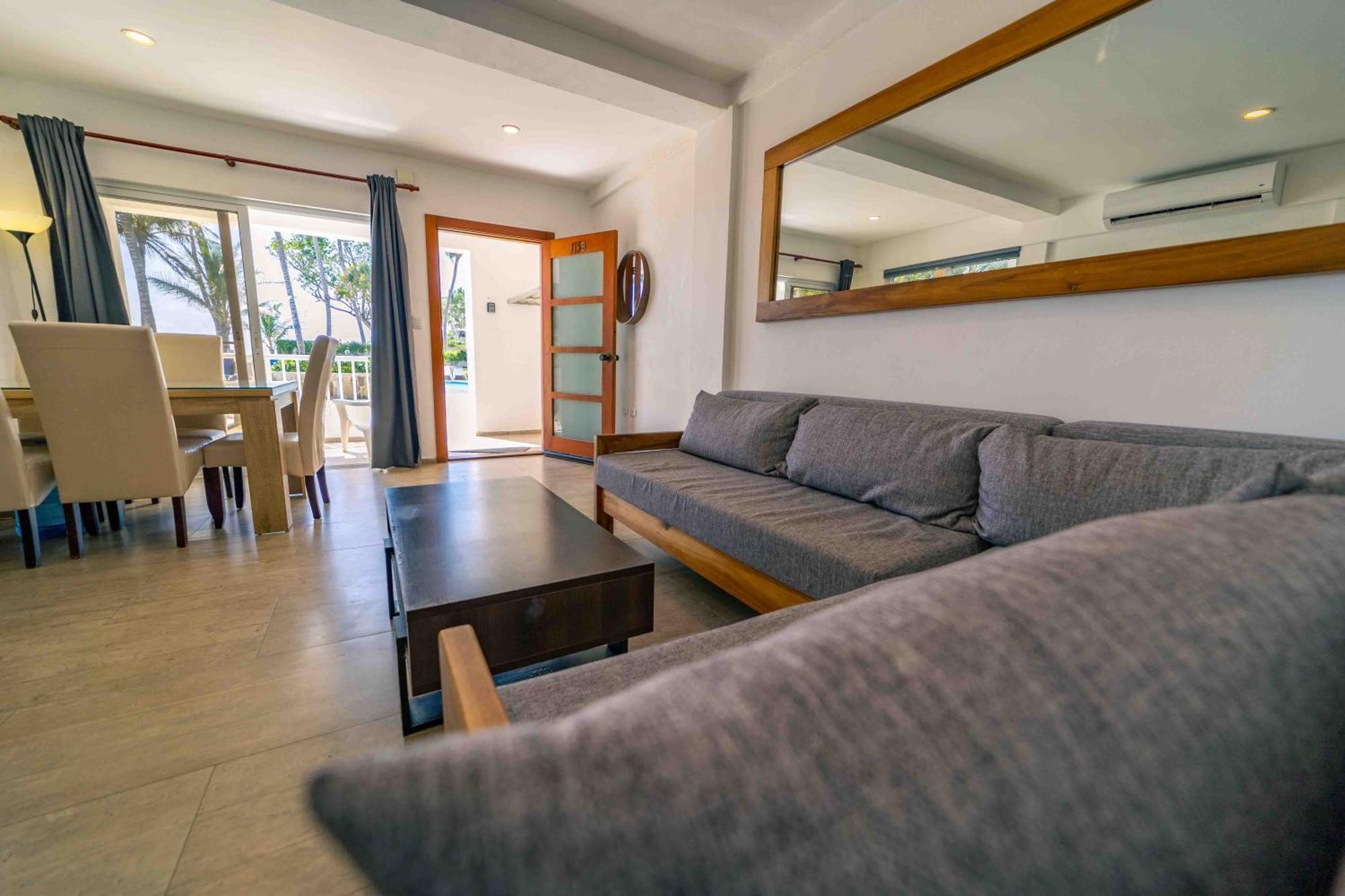 Kite Beach Oceanfront 1St Row Two Bedrooms And Patio Cabarete Eksteriør bilde